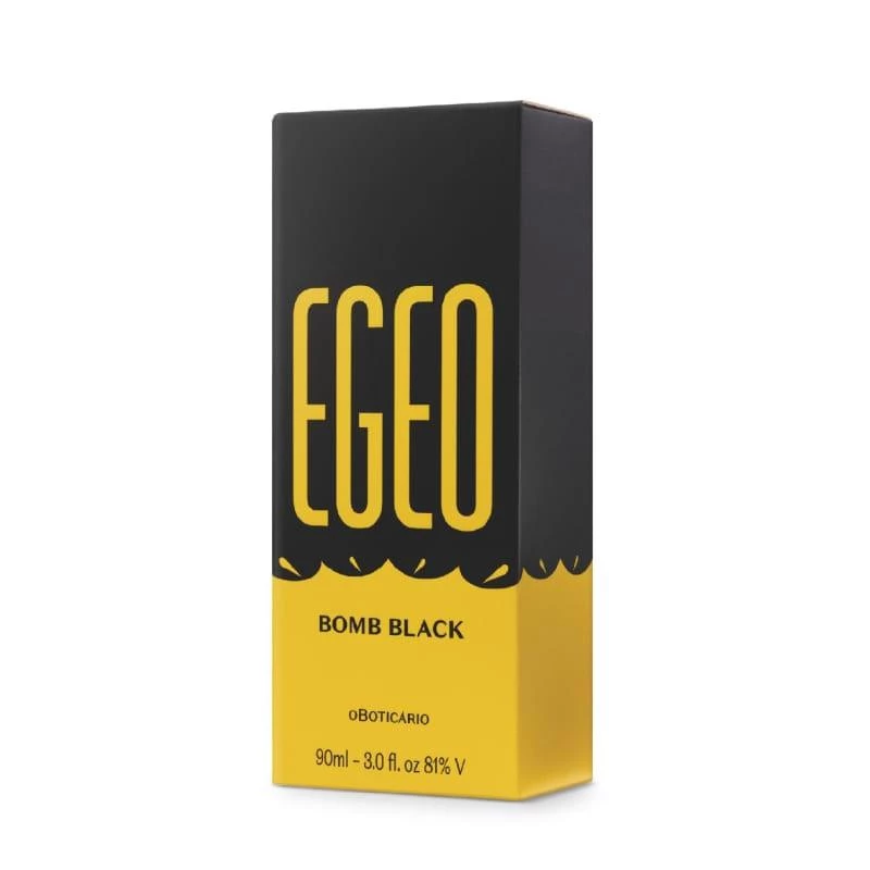 Boticário Egeo Bomb Black Desodorante Colônia 90ml 