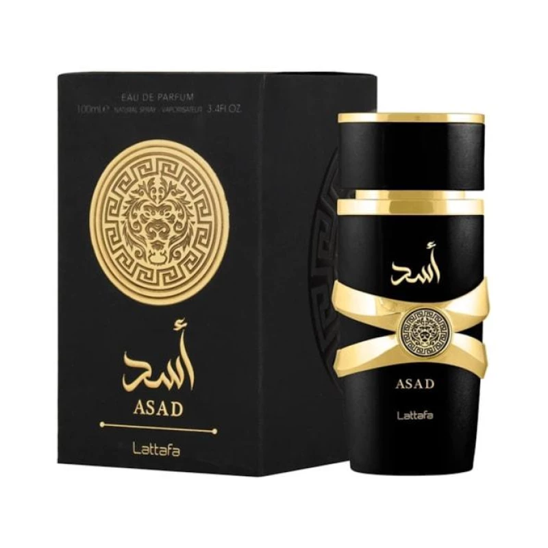 Asad Black Lattafa Eau De Parfum 100 ml
