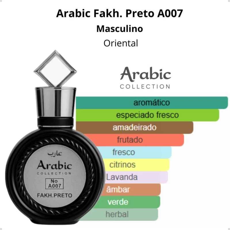 Fakhar Preto Arabic Collection A007 – 25ml