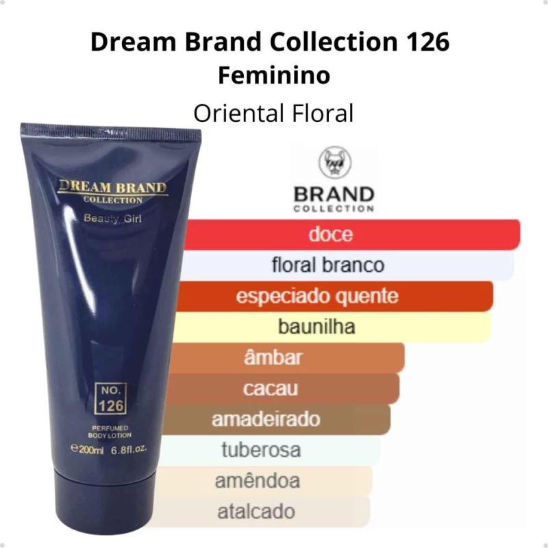 Brand Collection 126- Creme Hidrante – Beautiful Girl 200ml