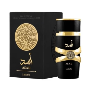 Asad Black Lattafa Eau De Parfum 100 ml